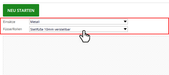 Legen Sie weitere Details fest.