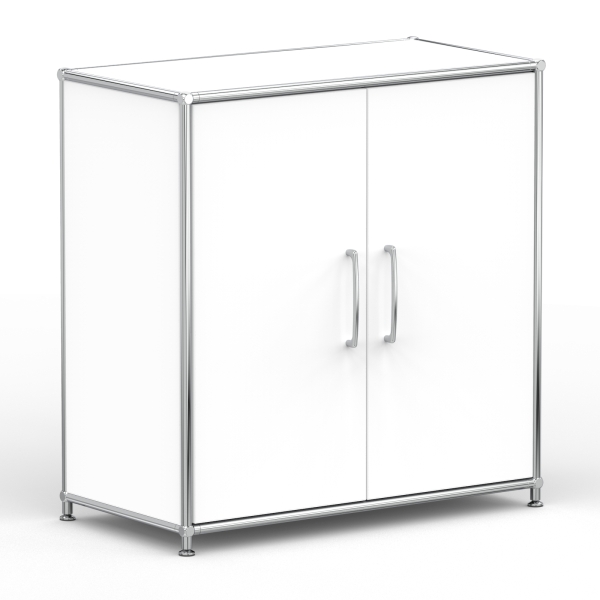 Aktenschrank - Doppeltür (ASF) - Holz - Dekor Weiss
