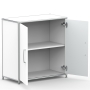 Aktenschrank - Doppeltür (ASF) - Holz - Dekor Weiss