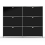 Highboard 03102 - 6 x Schublade Metall graphitschwarz