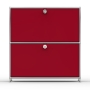 Sideboard 02001 - 2 x Klappe Metall rubinrot