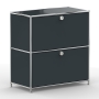 Sideboard 02101 - 2 x Schublade Metall anthrazitgrau