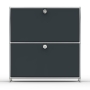 Sideboard 02001 - 2 x Klappe Metall anthrazitgrau