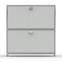 Sideboard 02001 - 2 x Klappe Metall lichtgrau