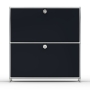 Sideboard 02101 - 2 x Schublade Metall graphitschwarz