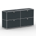 Sideboard 02102 - 4 x Schublade Metall anthrazitgrau