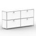 Sideboard 02102 - 4 x Schublade Metall signalweiss