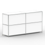 Sideboard 02102 - 4 x Schublade Metall signalweiss