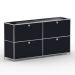 Sideboard 02002 - 4 x Klappe Metall graphitschwarz