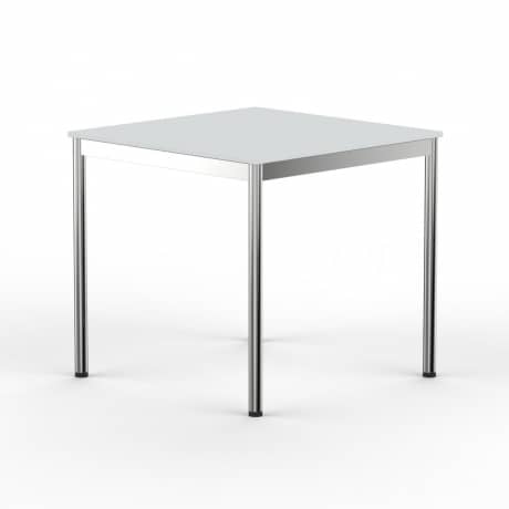 Schreibtisch \ Konferenztisch 100 x 100cm Dekor Lichtgrau
