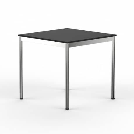 Schreibtisch \ Konferenztisch 75 x 75cm Dekor Schwarz