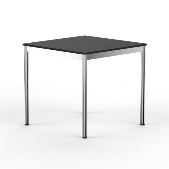 Schreibtisch \ Konferenztisch 70 x 70cm Dekor Schwarz