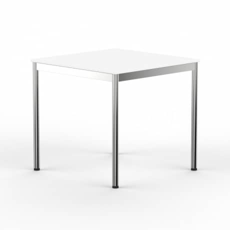 Schreibtisch \ Konferenztisch 100 x 100cm Dekor Weiss