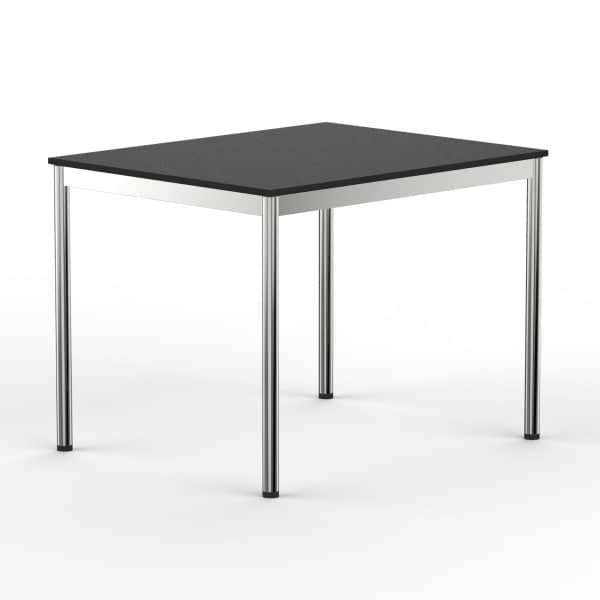 Schreibtisch Konferenztisch 100 x 75cm schwarz