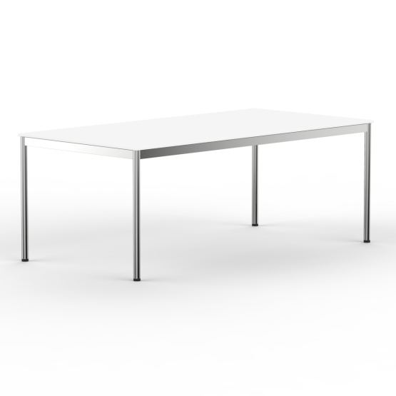 Schreibtisch \ Konferenztisch 200 x 90cm Dekor Weiss