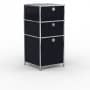 Standcontainer - Design 40cm - 2xES 1xHG (ASF) - Metall - Graphitschwarz (RAL 9011)
