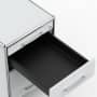 Standcontainer - Design 80cm - 4 Schubladen (ASF) - Holz - Dekor Lichtgrau