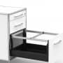 Standcontainer - Design 60cm - Hängeregistratur (ASF) - Holz - Dekor Weiss