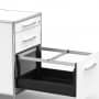 Rollcontainer - Design 60cm - Hängeregistratur (AWR) - Holz - Dekor Weiss