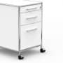 Rollcontainer - Design 60cm - Hängeregistratur (AHR) - Holz - Dekor Weiss