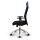 Black-Line Profi Chefsessel Stoff Dunkelblau SH 42-54cm Lieferung zerlegt