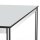 Schreibtisch Konferenztisch VST1 - 75 x 75 cm 19mm Lichtgrau ABS Lichtgrau Hinten Links + Mitte