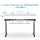 Elektrischer Schreibtisch VES1 - 120 x 80 cm 16mm Tischplatte Lichtgrau ABS Weiss Gestell Weiss Ohne Kabeldurchlass Ohne Kabelkanal