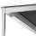 Schreibtisch Konferenztisch VST1 - 80 x 80 cm 19mm Schwarz ABS Schwarz Hinten Mitte