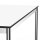 Schreibtisch Konferenztisch VST1 - 90 x 90 cm 16mm Weiss ABS Weiss Hinten Rechts