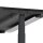 Elektrischer Schreibtisch VES1 - 150 x 100 cm 16mm Tischplatte Schwarz ABS Schwarz Gestell Schwarz Ohne Kabeldurchlass Ohne Kabelkanal