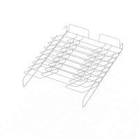 Schrägablage 8 Fächer (für Container 60cm) - Stahldraht - Aluminium Optik