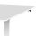 Elektrischer Schreibtisch VES1 - 200 x 90 cm 19mm Tischplatte Weiss ABS Weiss Gestell Weiss Ohne Kabeldurchlass Ohne Kabelkanal