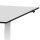 Elektrischer Schreibtisch VES1 - 200 x 90 cm 19mm Tischplatte Weiss ABS Weiss Gestell Weiss Ohne Kabeldurchlass Ohne Kabelkanal