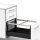 Standcontainer 05602 - 60cm - Hängeregistratur Holz Weiss Schloss 099