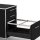 Standcontainer 05602 - 60cm - Hängeregistratur Holz Schwarz Schloss 051