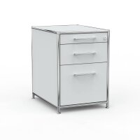 Standcontainer 05602 - 60cm - Hängeregistratur Holz Lichtgrau Schloss 048