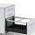 Rollcontainer 05602 - 60cm - Hängeregistratur Holz Lichtgrau Schloss 100