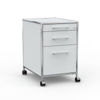 Rollcontainer 05602 - 60cm - Hängeregistratur Holz Lichtgrau Schloss 107