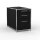 Standcontainer 05802 - 80cm - Hängeregistratur Holz Schwarz Schloss 029