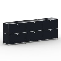 Sideboard 02003 - 6 x Klappe Metall