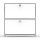 Sideboard 02001 - 2 x Klappe Metall Signalweiss RAL 9003