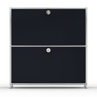 Sideboard 02001 - 2 x Klappe Metall Graphitschwarz RAL 9011