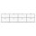 Sideboard 02004 - 8 x Klappe Metall Signalweiss RAL 9003