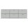 Sideboard 02103 - 6 x Schublade Metall Lichtgrau RAL 7035