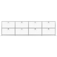Sideboard 02104 - 8 x Schublade Metall Signalweiss RAL 9003
