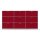 Highboard 03003 - 9 x Klappe Metall Rubinrot RAL 3003