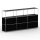 Highboard 03523 - 3 x offenes Fach 6 x Klappe - Metall Graphitschwarz RAL 9011