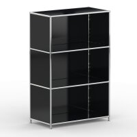 Regal 04109 - 3 x offenes Fach - Metall