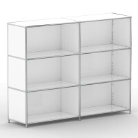 Regal 04110 - 6 x offenes Fach - Metall