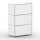 Regal 04109 - 3 x offenes Fach - Metall Signalweiss RAL 9003